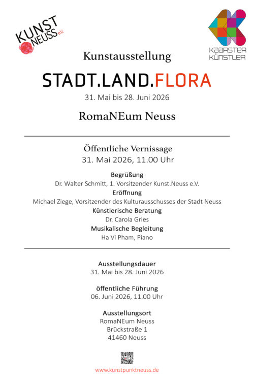 Einladung zur Kunstausstellung Stadt-Land-Flora